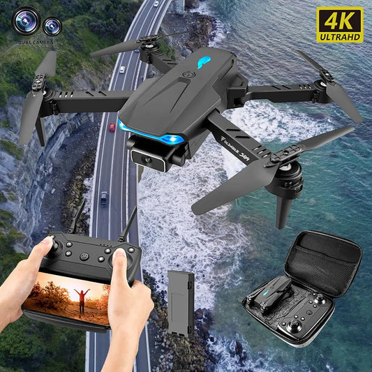 Dron profesional automático plegable doble cámara 4K última generación