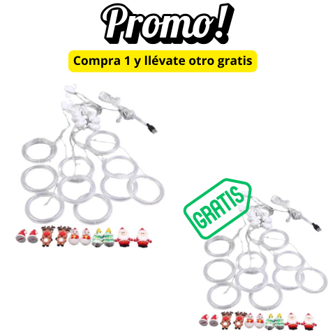 Cortina de Led Decoración Navidad - Compra 1 y llévate otro gratis