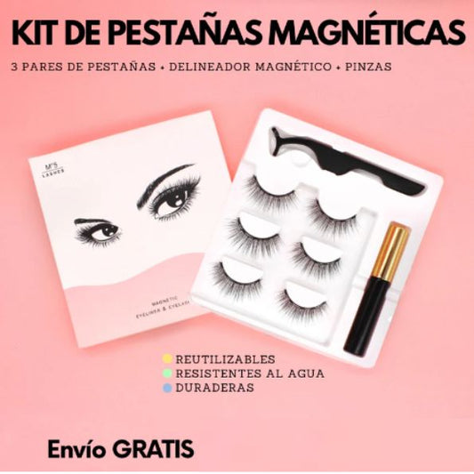 KIT DE PESTAÑAS MAGNÉTICAS ✨